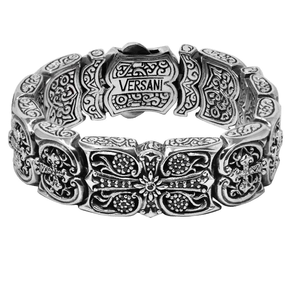 Large Black Diamond KeyDesign Bracelet