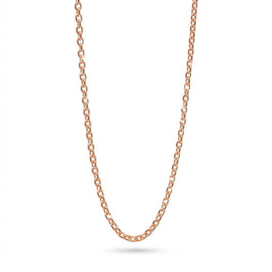 Unisex 14k gold 3.5mm cable chain necklace - Best gold layering chains by Versani SoHo