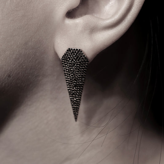 Black Diamond Kite Earrings