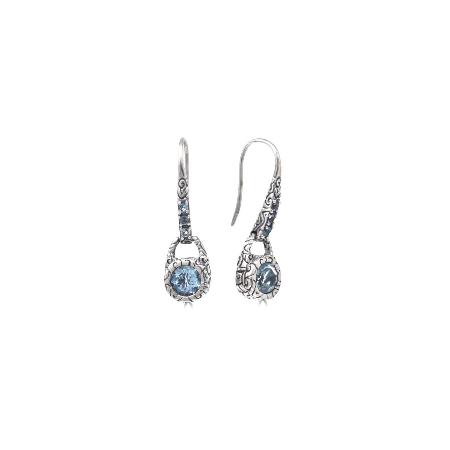 Small KeyDesign Gemstone Drop Earrings