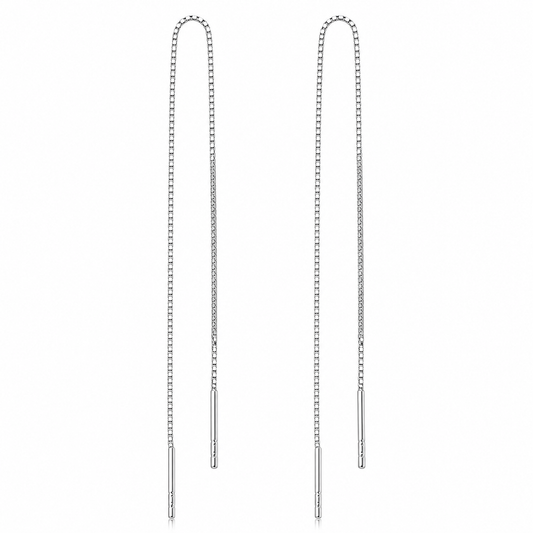Pull Through Chain Earrings