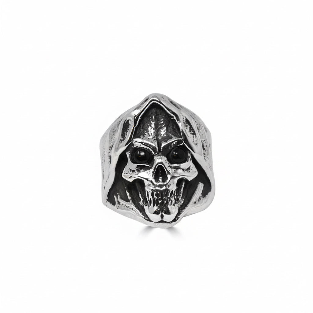 Hooded Skull Ring