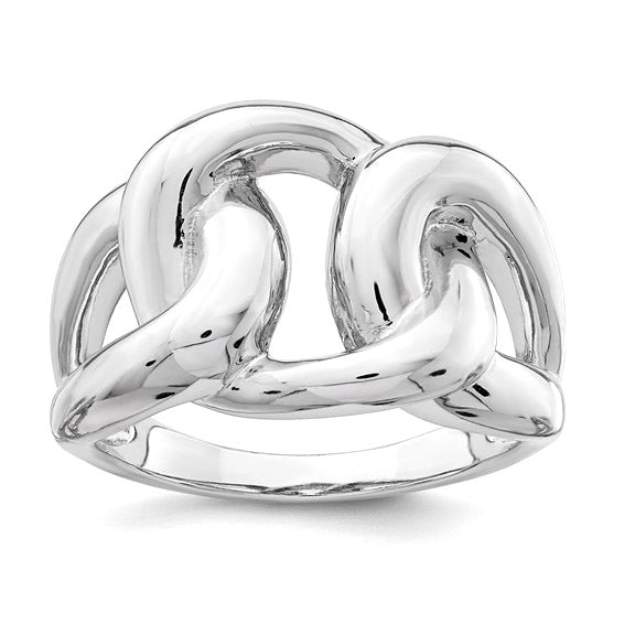 Large Half Curb Link Ring