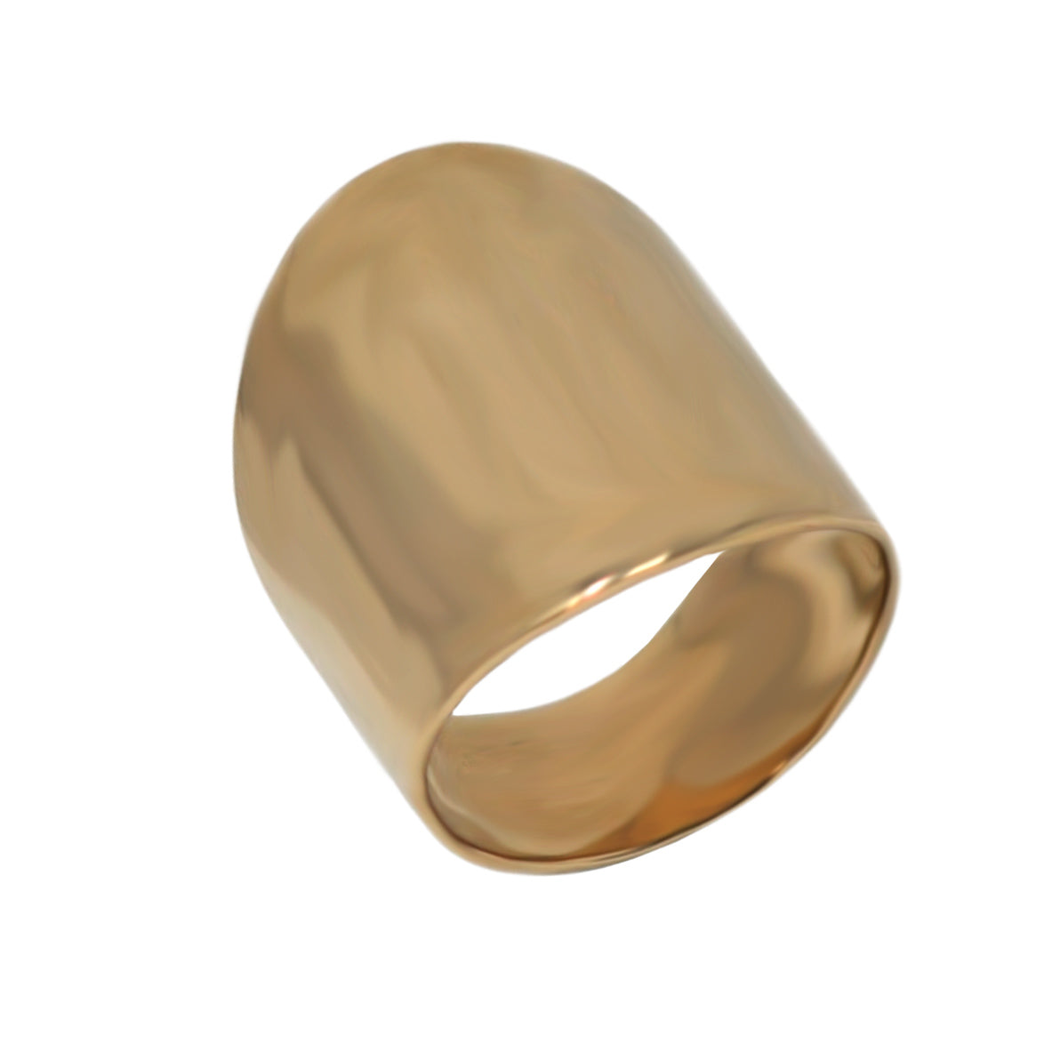 Elongated Sleek Ring In Gold