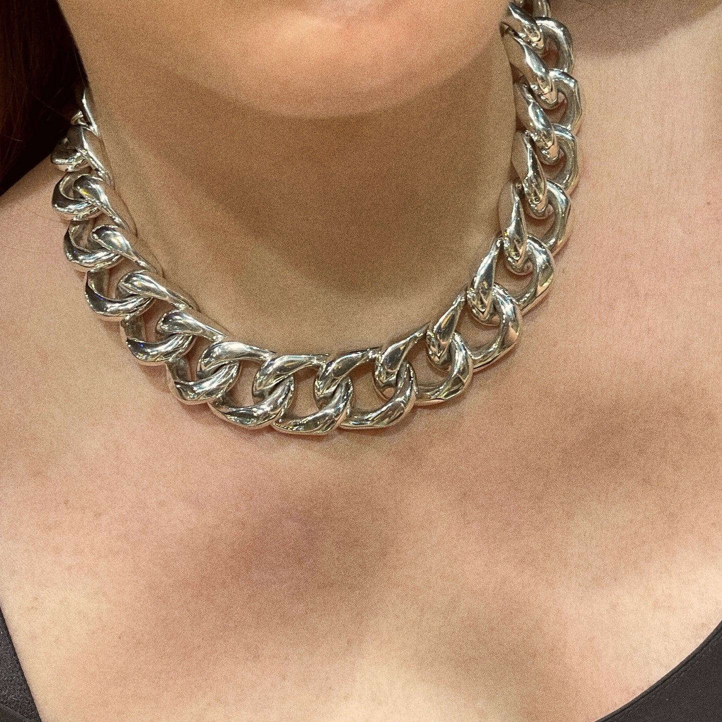 Wide Cuban Link Necklace