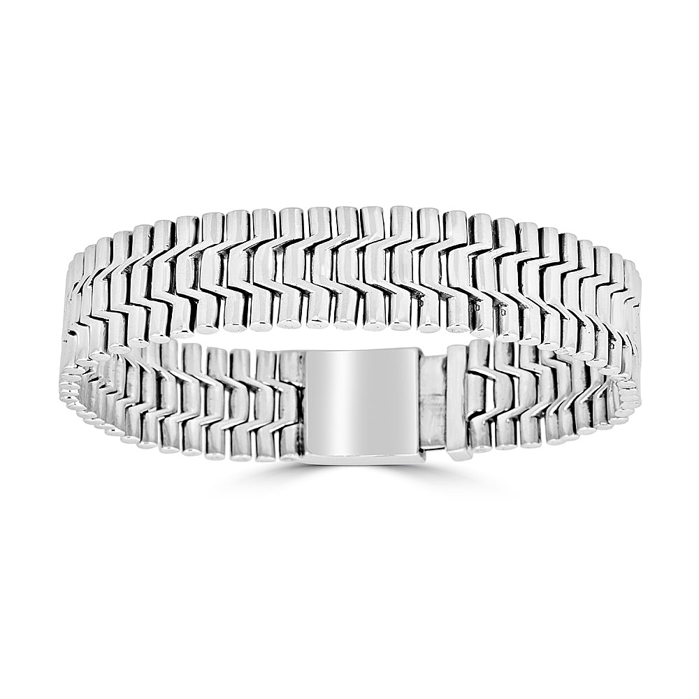 V Flat Link Bracelet