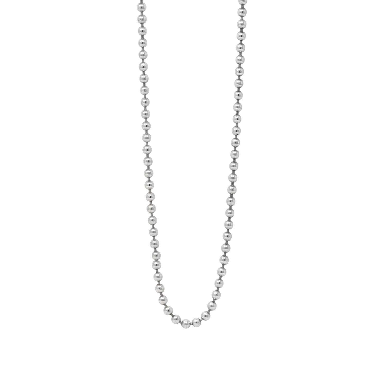 Thin Ball Chain Necklace, 3mm