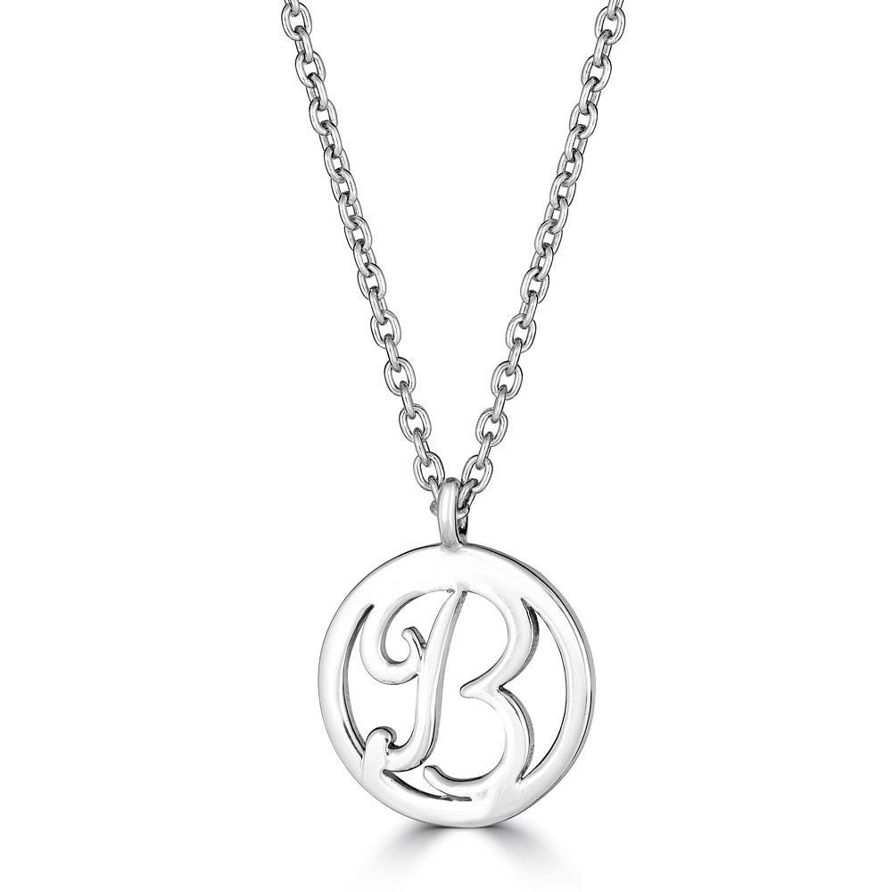 Monogram Initial Pendant Necklace
