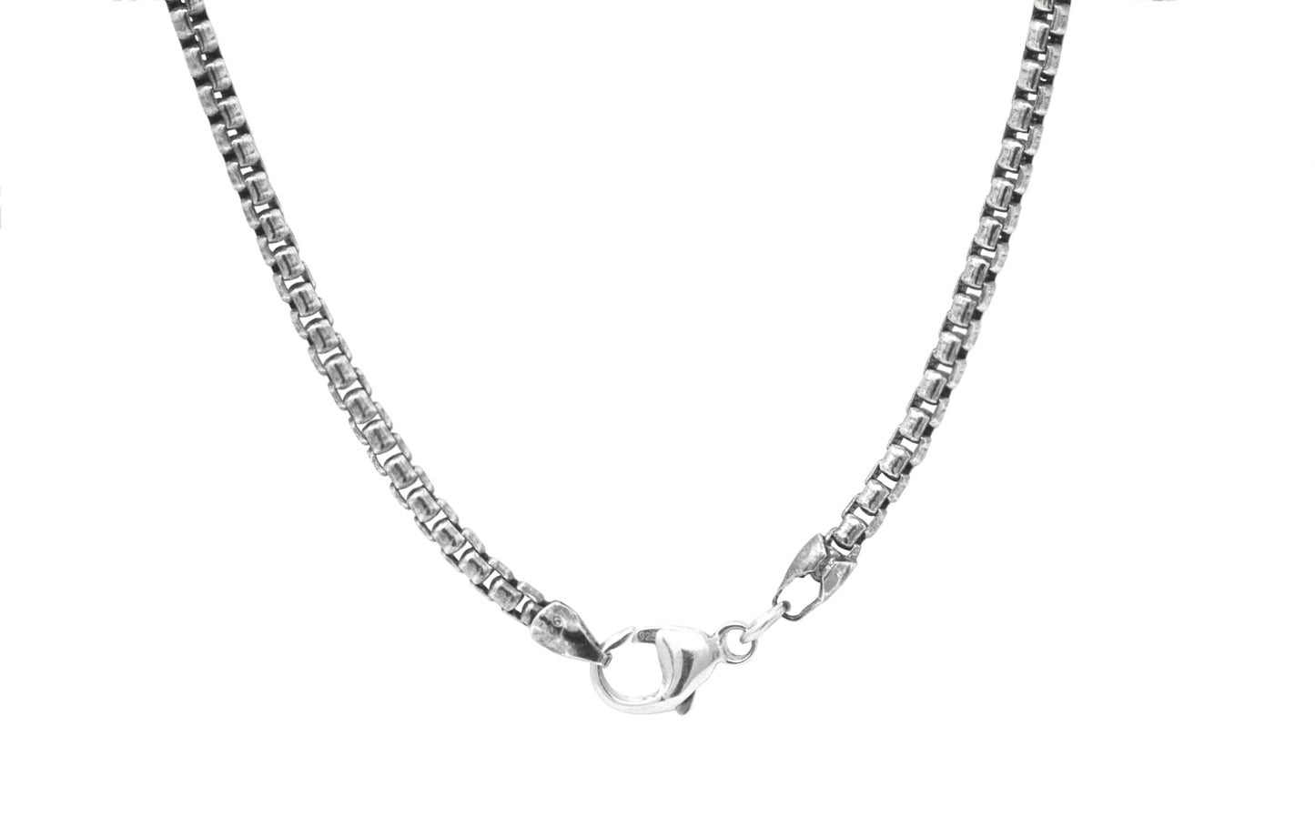Medium Round Box Chain Necklace, 2.5mm