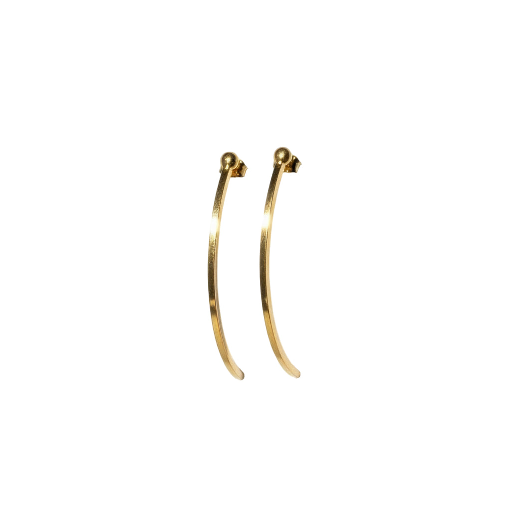 Curved Bar Earrings