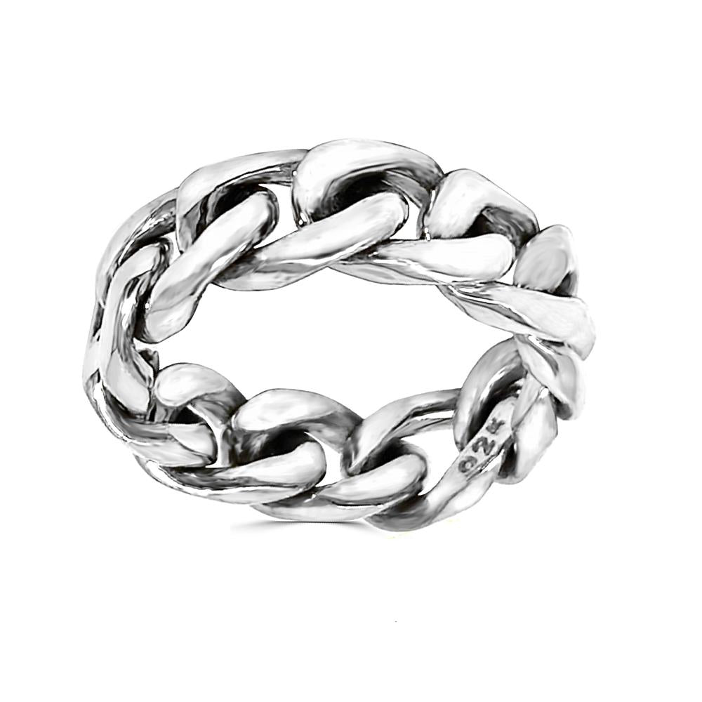 Small Cuban Link Ring