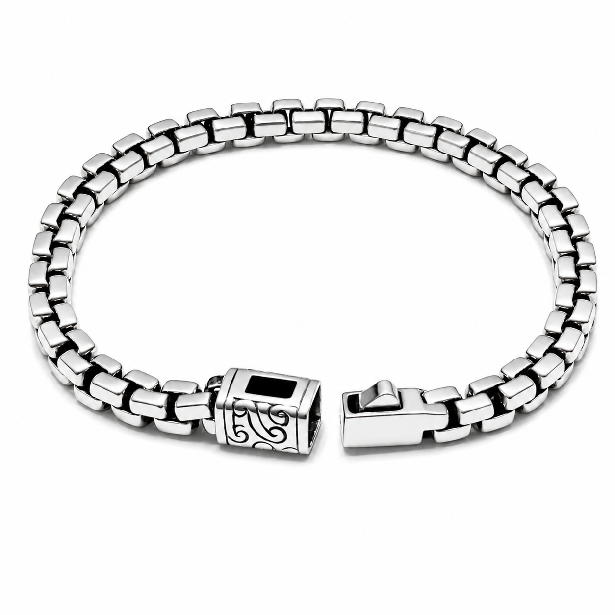 Large Box Chain Bracelet