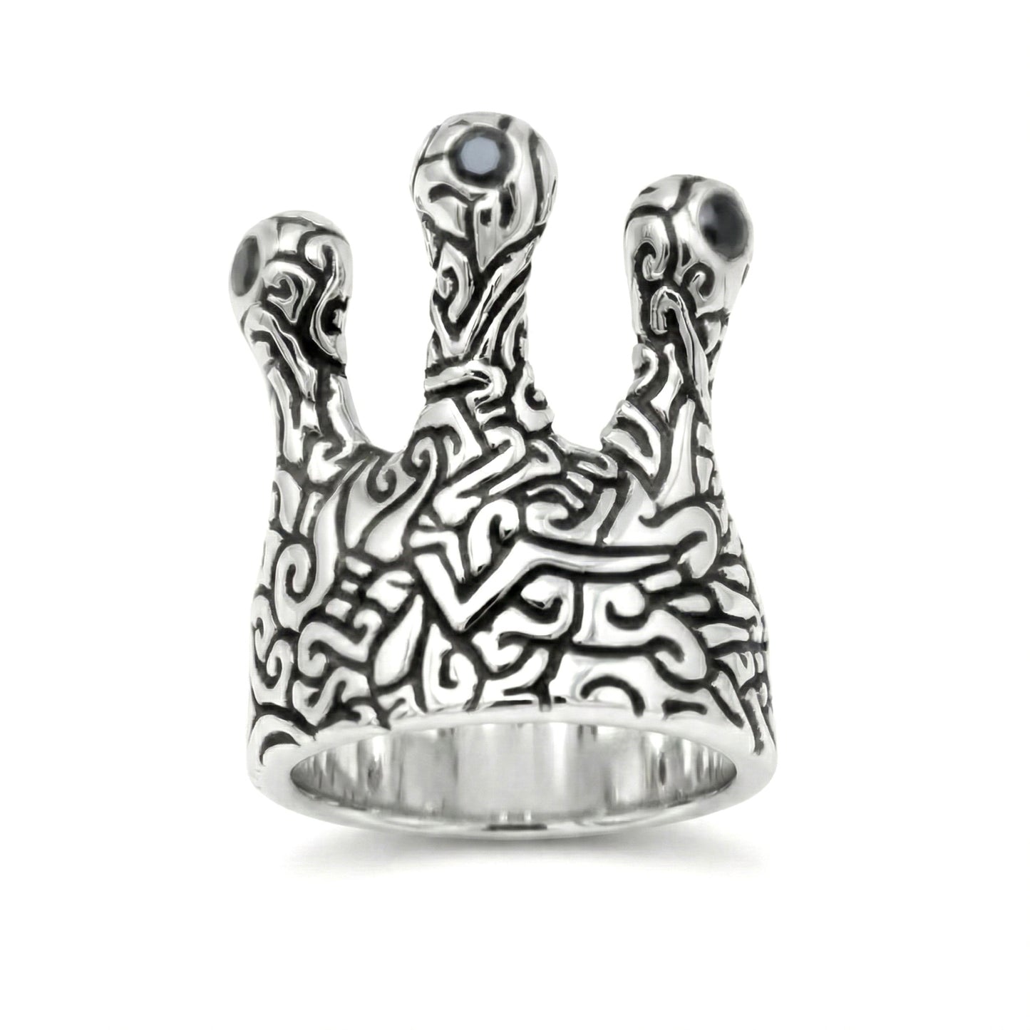 Black Diamond KeyDesign Crown Ring