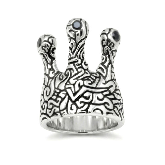 Black Diamond KeyDesign Crown Ring