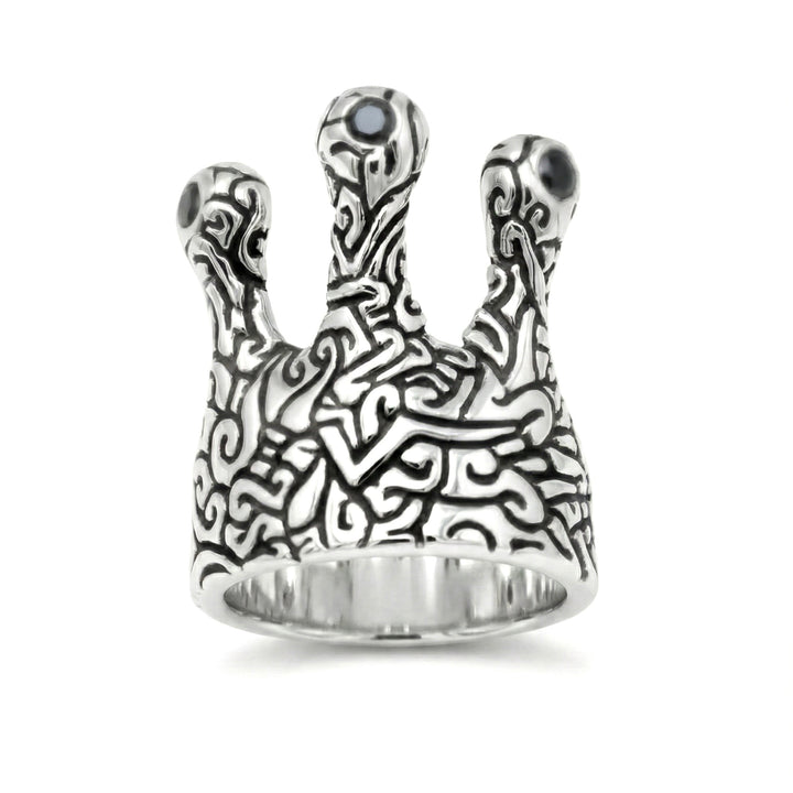 Black Diamond KeyDesign Crown Ring