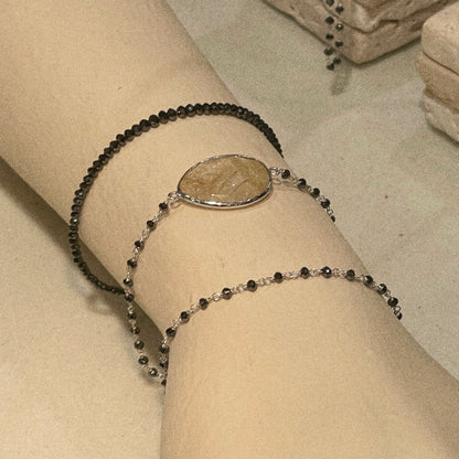 Black Diamond Beads Bracelet
