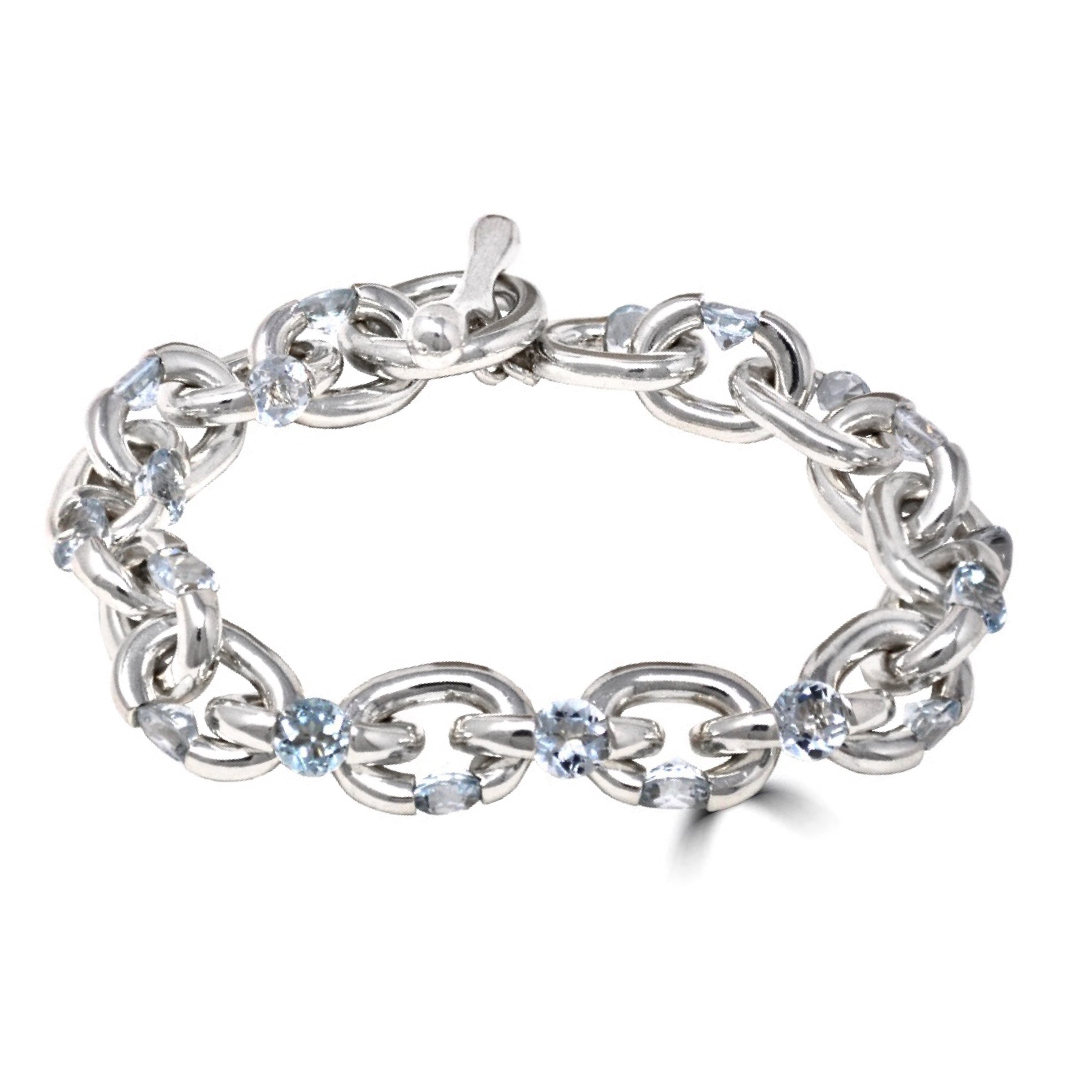 Gemstone Tension Link Bracelet – Versani