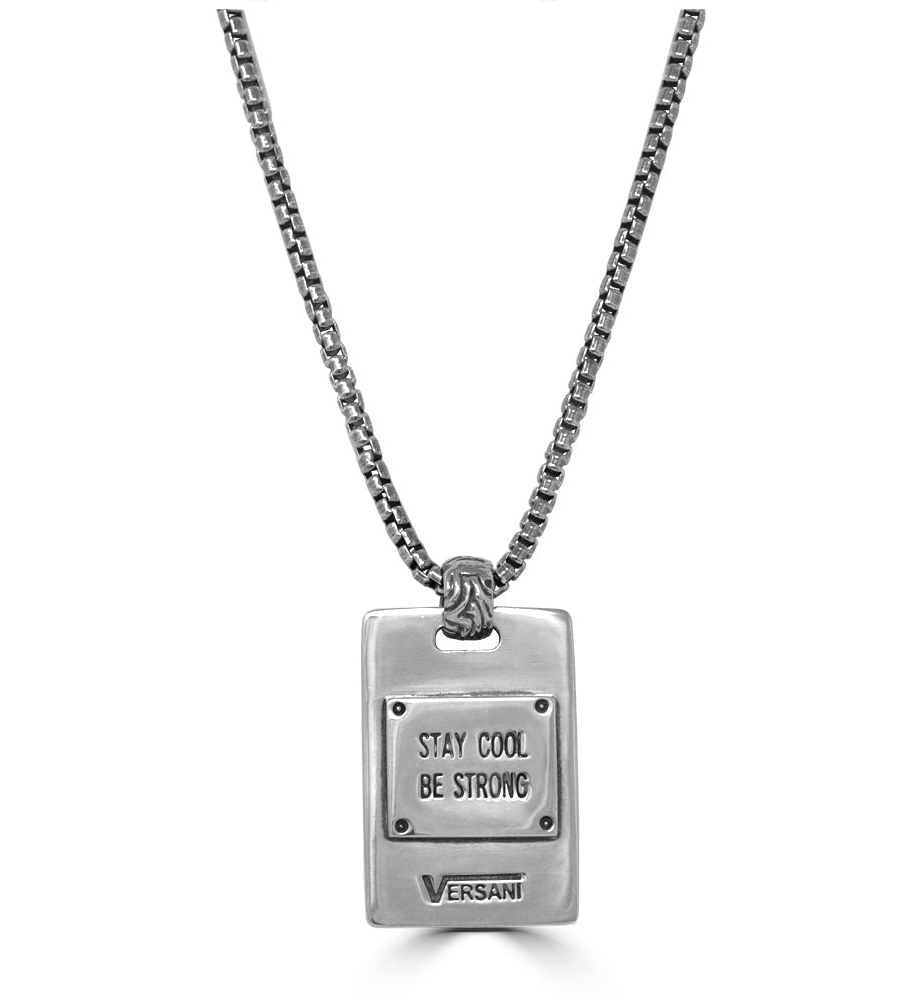 Stay Cool Be Strong Pendant Necklace