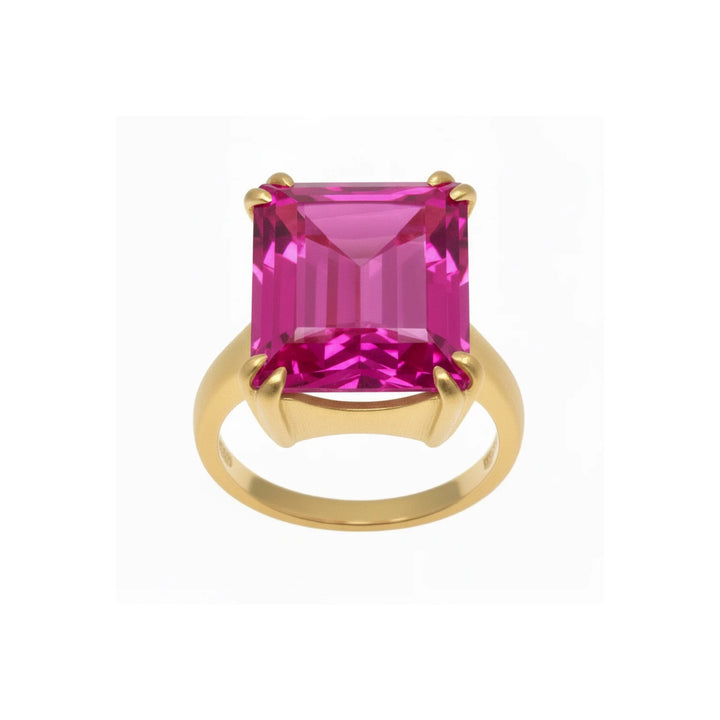 Pink Topaz Cocktail Ring