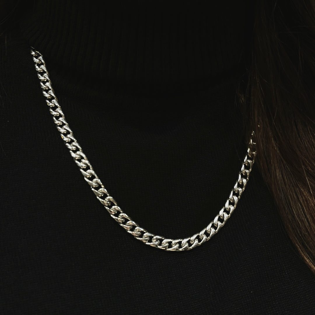 Thin Cuban Link Necklace