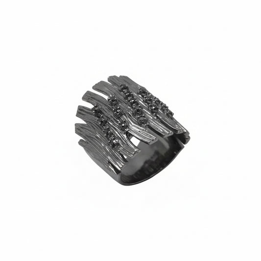 Black Diamond Elongated Branch Ring