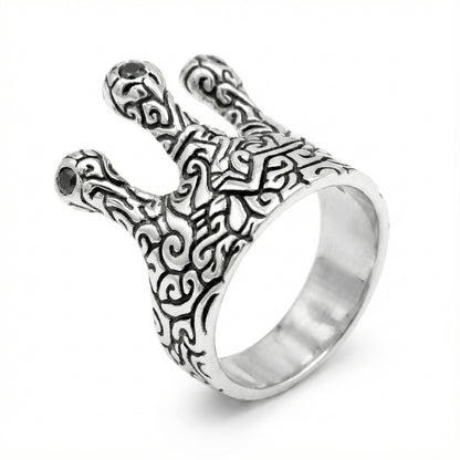 Black Diamond KeyDesign Crown Ring