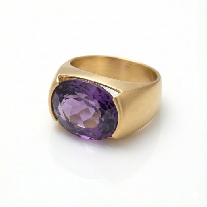 Amethyst Tension Ring
