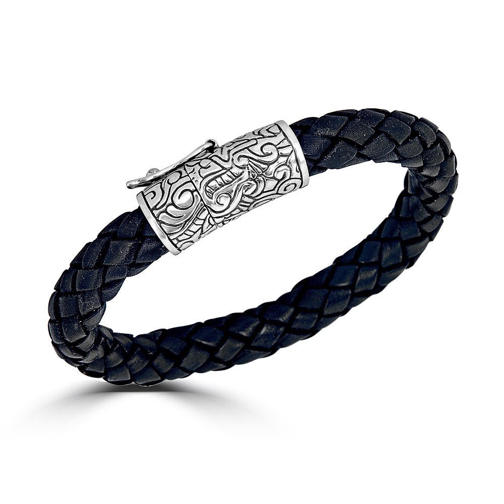 KeyDesign Leather Weave Bracelet