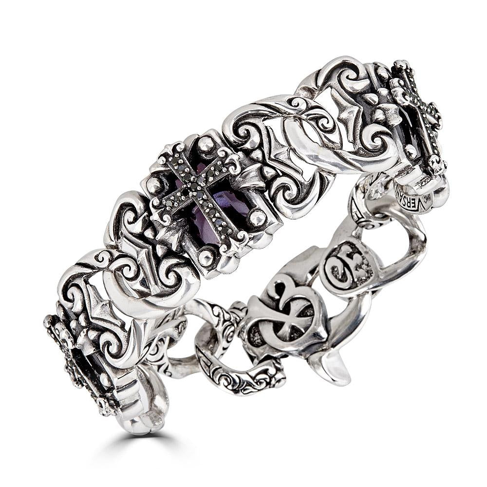 Black Diamond KeyDesign Cross Link Bracelet