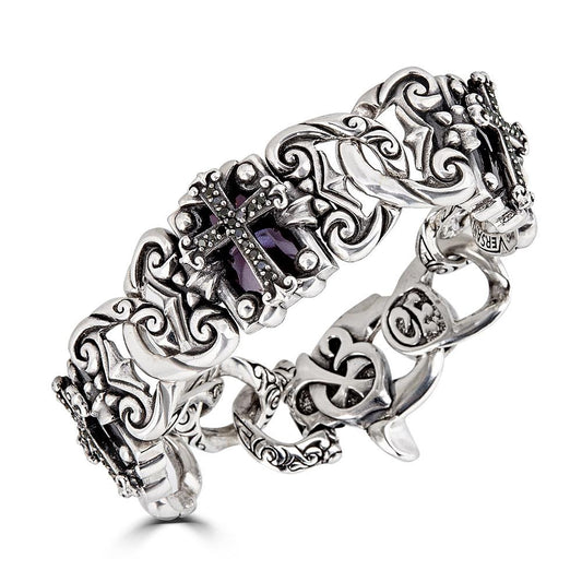Black Diamond KeyDesign Cross Link Bracelet