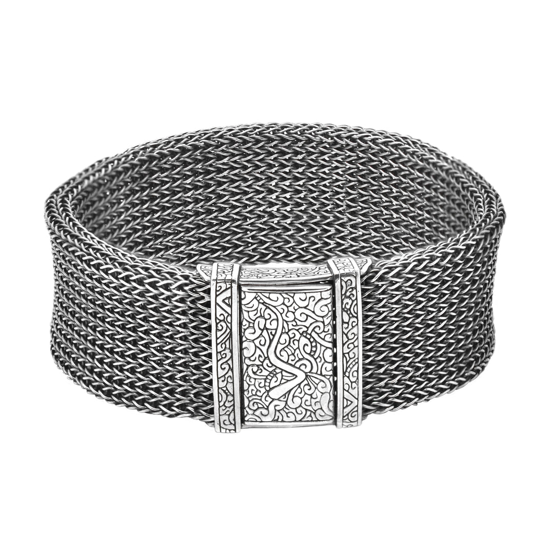 Extra Wide KeyDesign Woven Bracelet