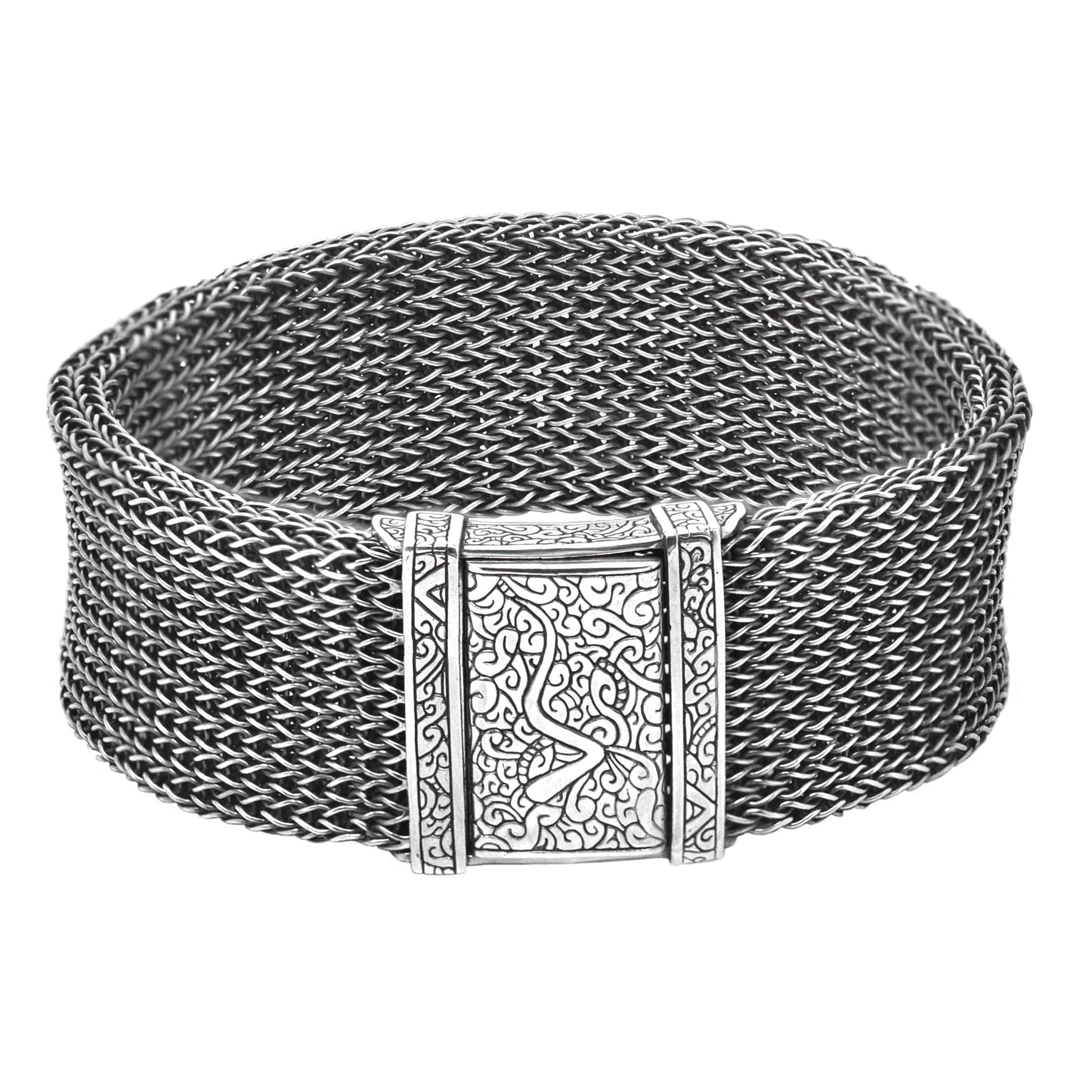 Extra Wide KeyDesign Woven Chocker