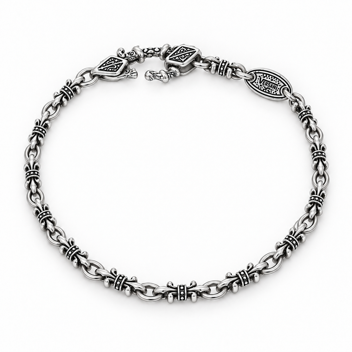 Fleur De Lis Link Bracelet