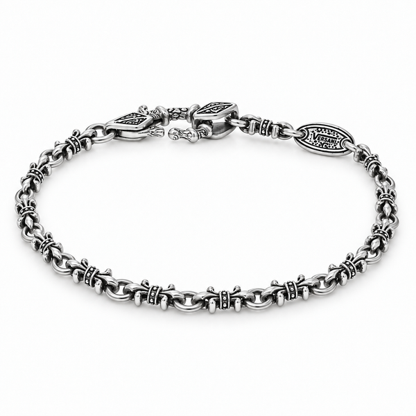 Fleur De Lis Link Bracelet