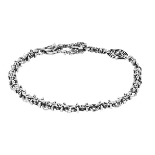 Fleur De Lis Link Bracelet