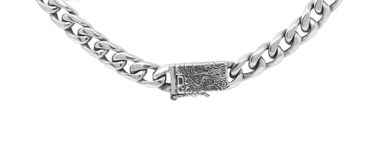 KeyDesign Thin Cuban Link Bracelet – Versani