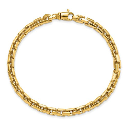 Box Chain Bracelet In Yellow Gold