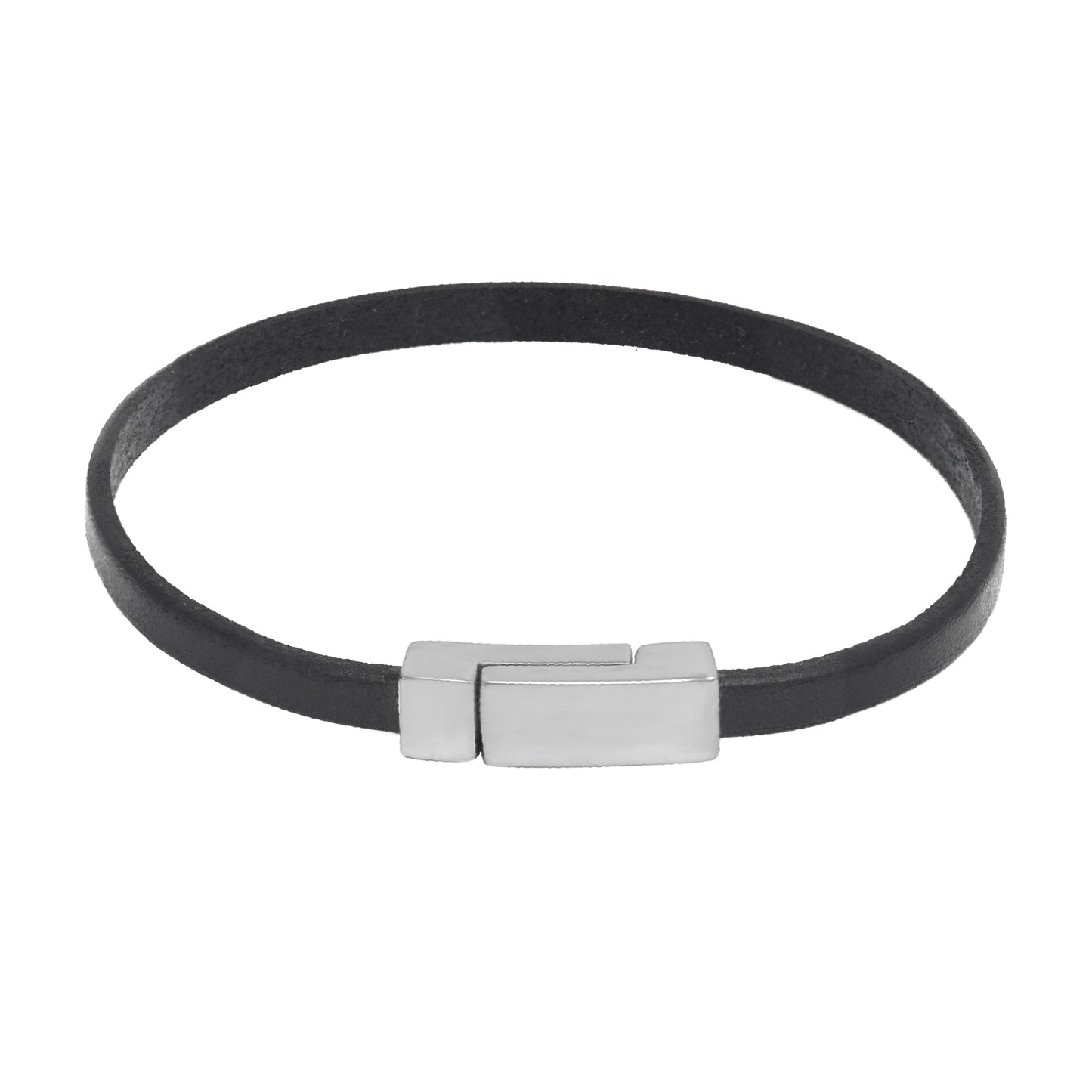 Slim Simple Leather Bracelet
