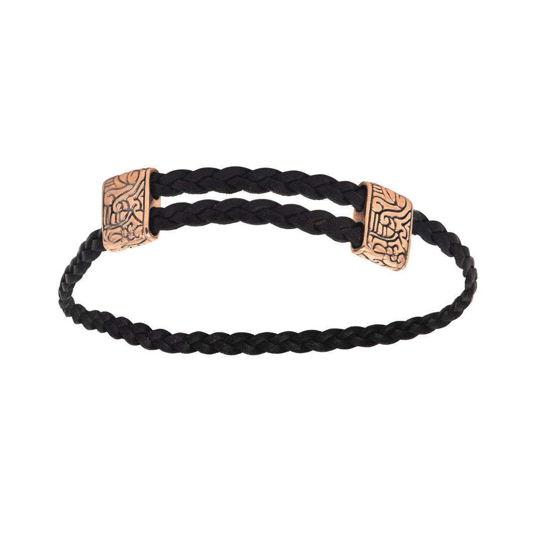 KeyDesign Adjustable Leather Bracelet