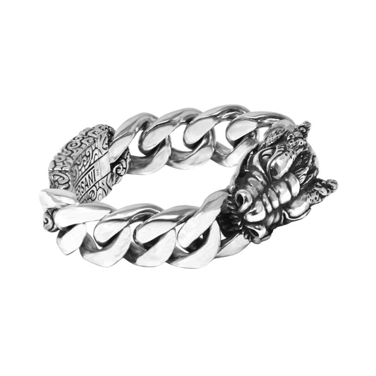 Large Cuban Link Dragon Bracelet