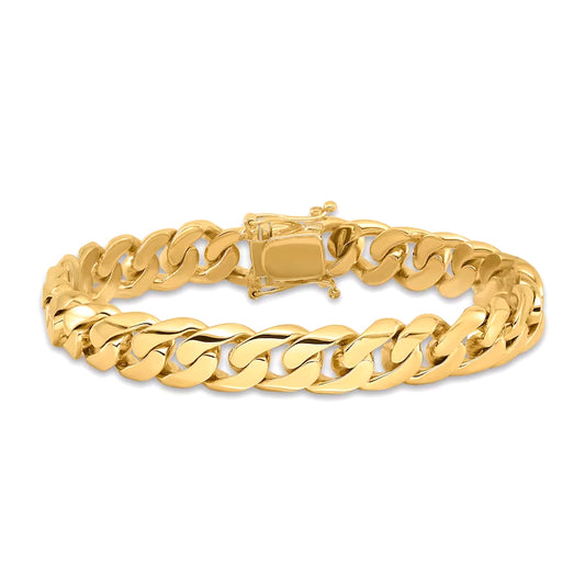 Curb Link Bracelet In Yellow Gold