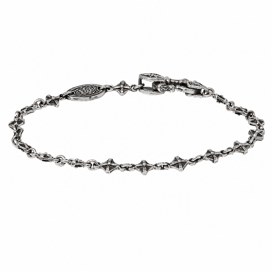 Diamond Cross Link Bracelet