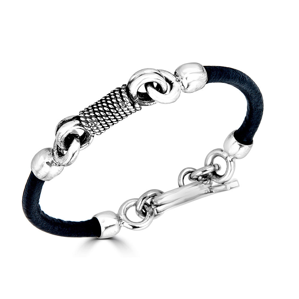 Coil Leather Bracelet