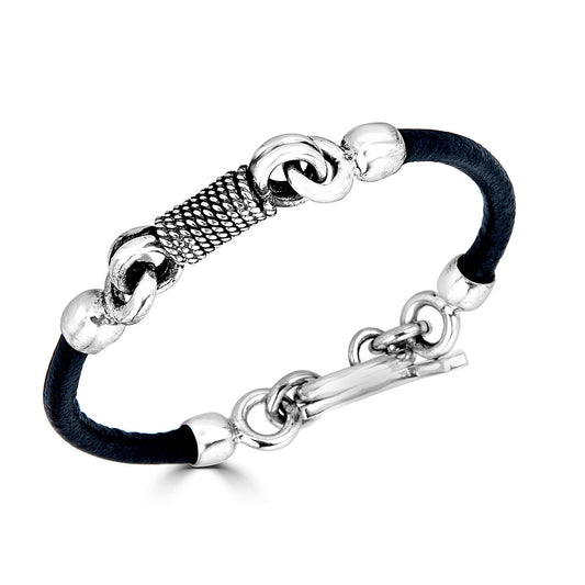 Coil Leather Bracelet