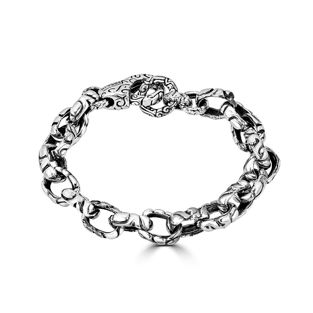 Large KeyDesign Circle Link Bracelet