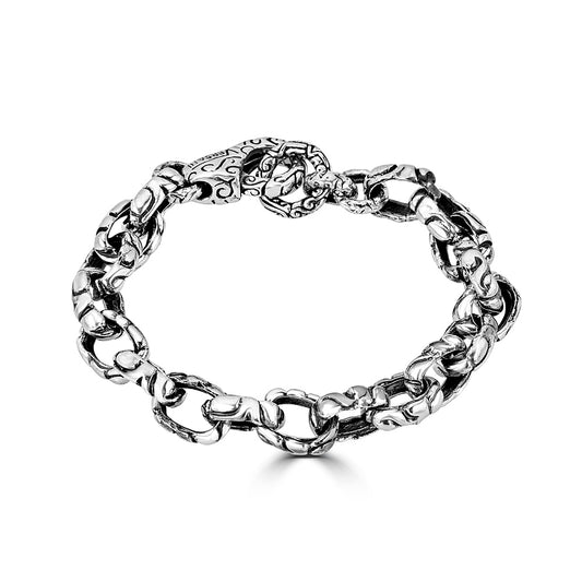 Large KeyDesign Circle Link Bracelet