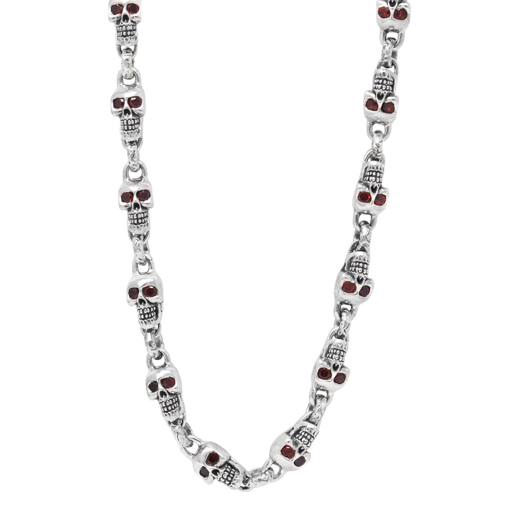 Large Skull Link Necklace