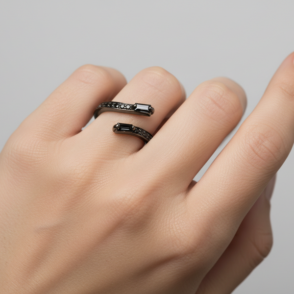 Black Diamond Open Bypass Ring