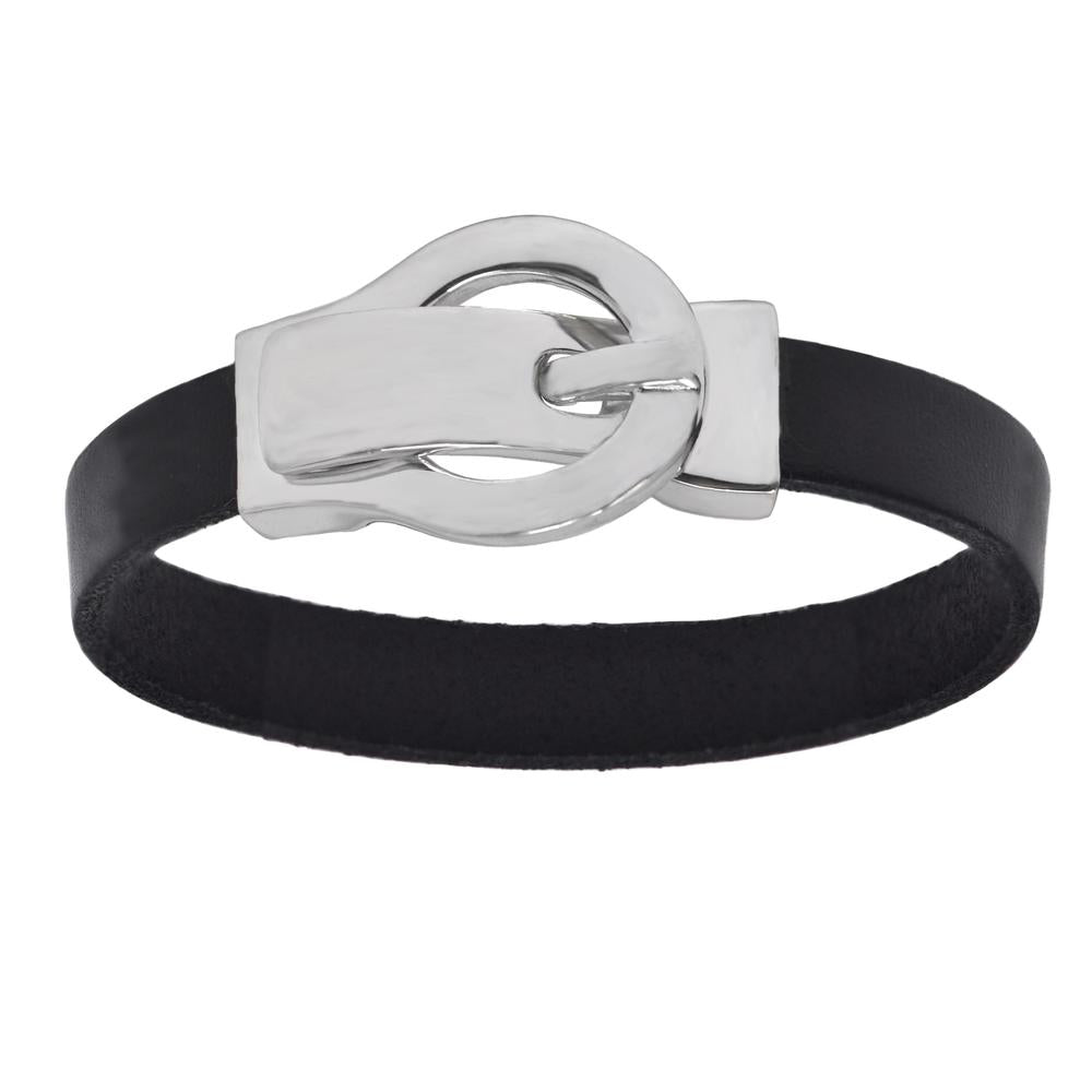 Belt Buckle Leather Bracelet