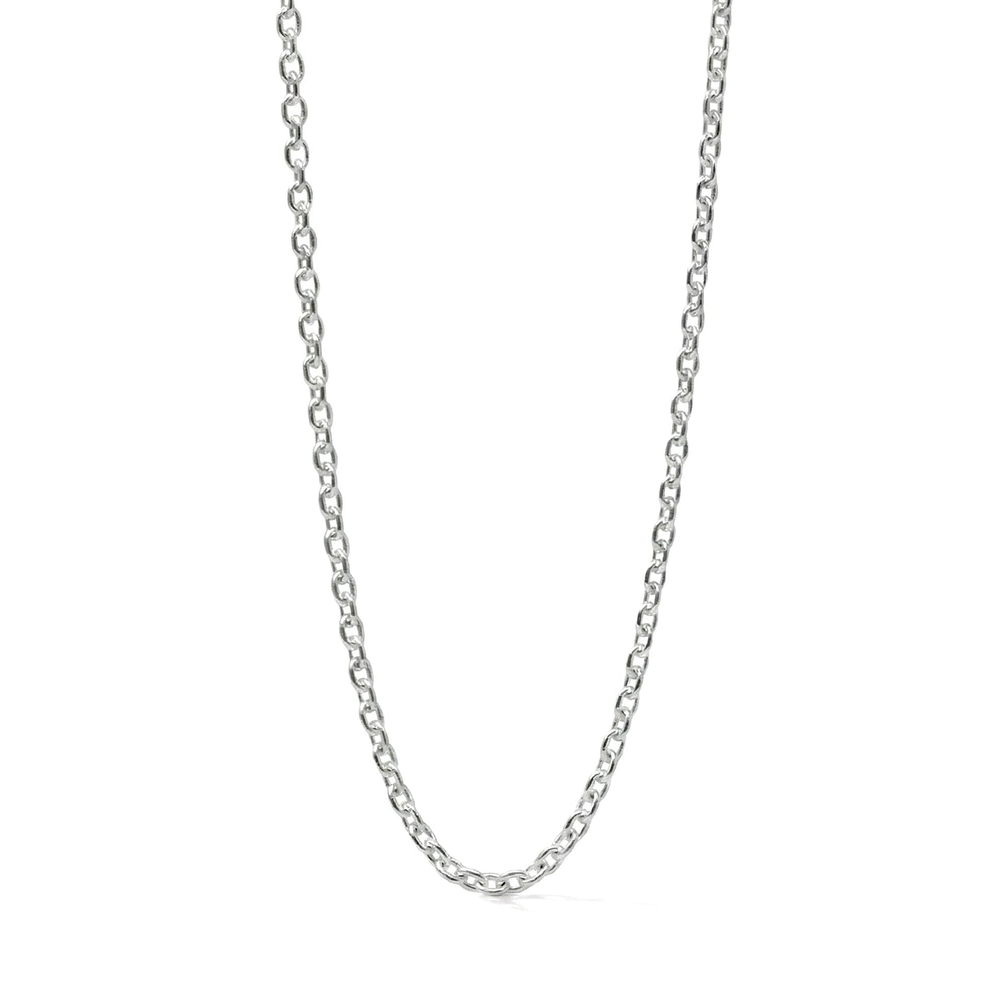 Unisex Silver chain necklace 